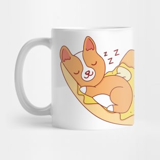 Sleeping Pizza Puppy Mug